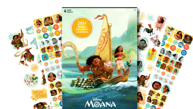 Disney Studios Disney Moana Coloring & Activity Book with Moana Stickers, Imagine Ink and More - Image 4